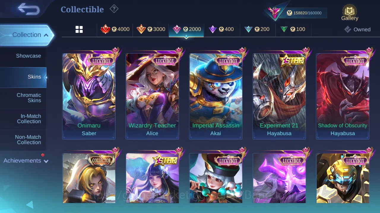 Mobile Legends: Bang Bang Accounts Hero 131 | skin 472 | legend gusion | legend lunox image 6