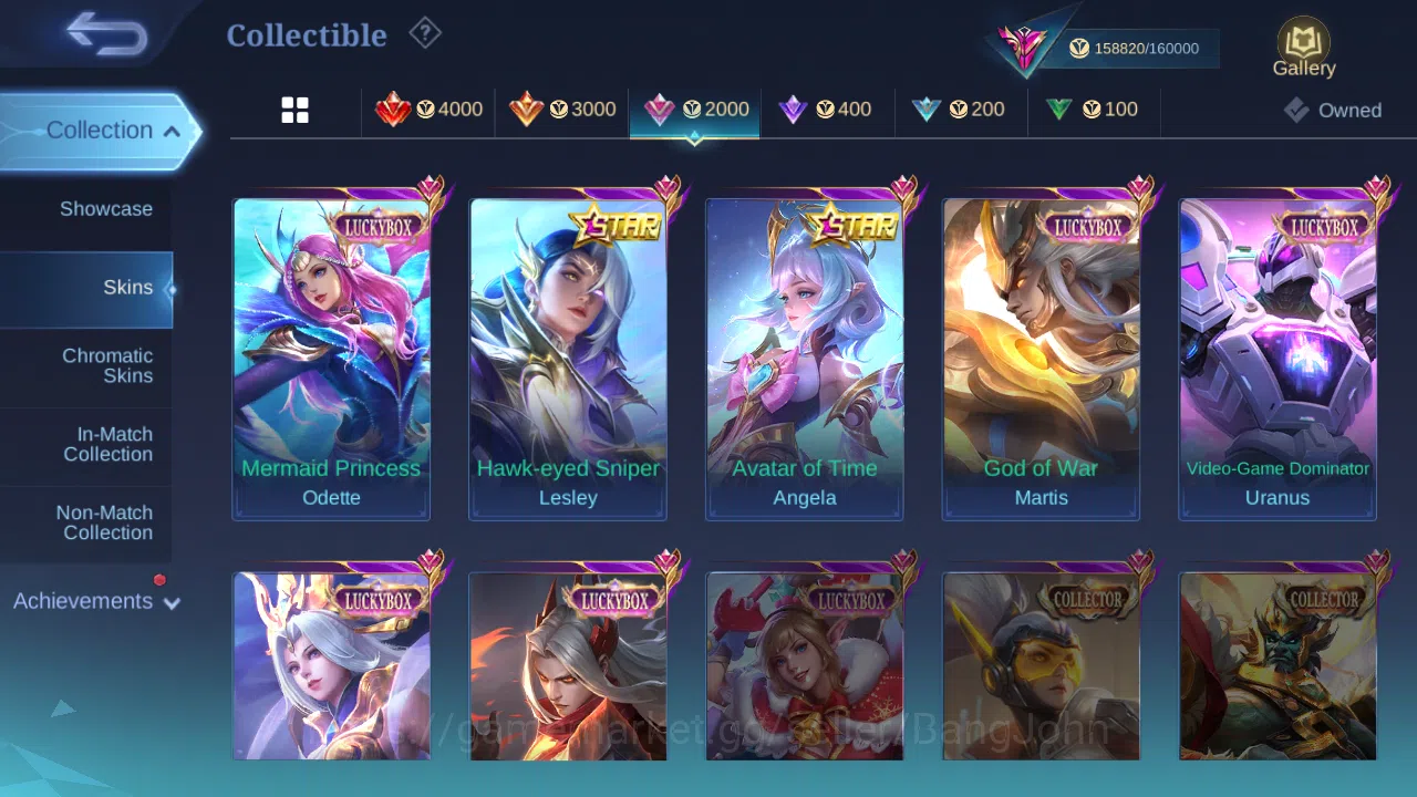 Mobile Legends: Bang Bang Accounts Hero 131 | skin 472 | legend gusion | legend lunox image 7