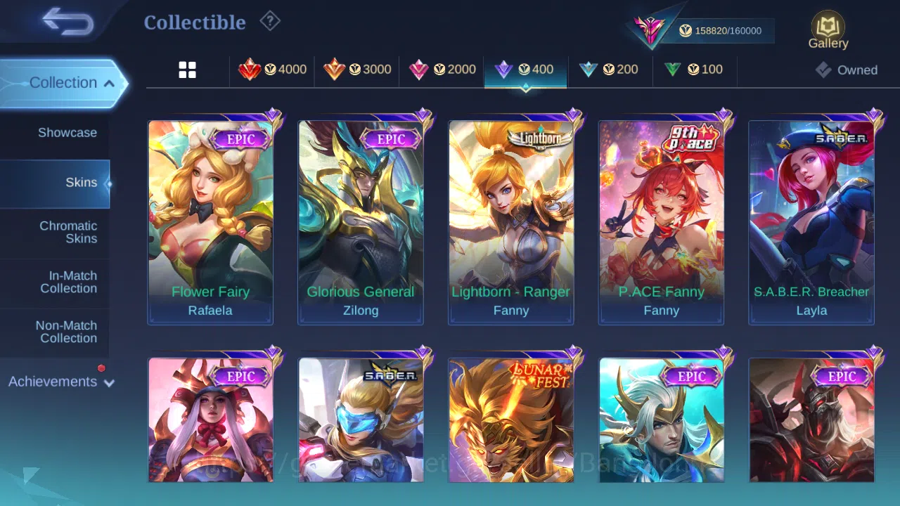 Mobile Legends: Bang Bang Accounts Hero 131 | skin 472 | legend gusion | legend lunox image 9