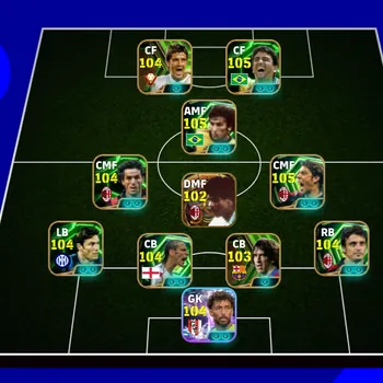 eFootball Accounts Legends & Iconic Players COLECTIVE 3220+ | BLITZ ZICO x MASIMO ODO x RUI COSTA x BEBETO x BIG TIME F