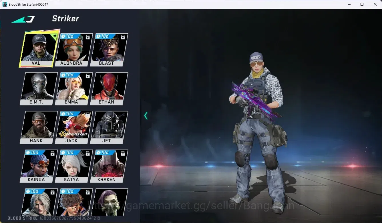 Blood Strike Accounts ASIA | 1 ETERNAL: M4A1 - Blight's Embrace | 1 Name image 5