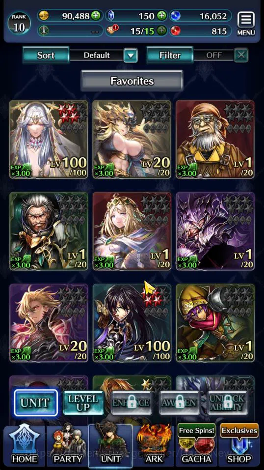 GLOBAL | Rank 15 | Spirit Maiden Sera,Ascended Roland,Goddess Lilaha,Knight Mauna , etc | 4UR, 4 SSR ARK |Check SS (LC1157) Last Cloudia Low-End GLOBAL | Rank 15 | Spirit Maiden Sera,Ascended Rol image 1