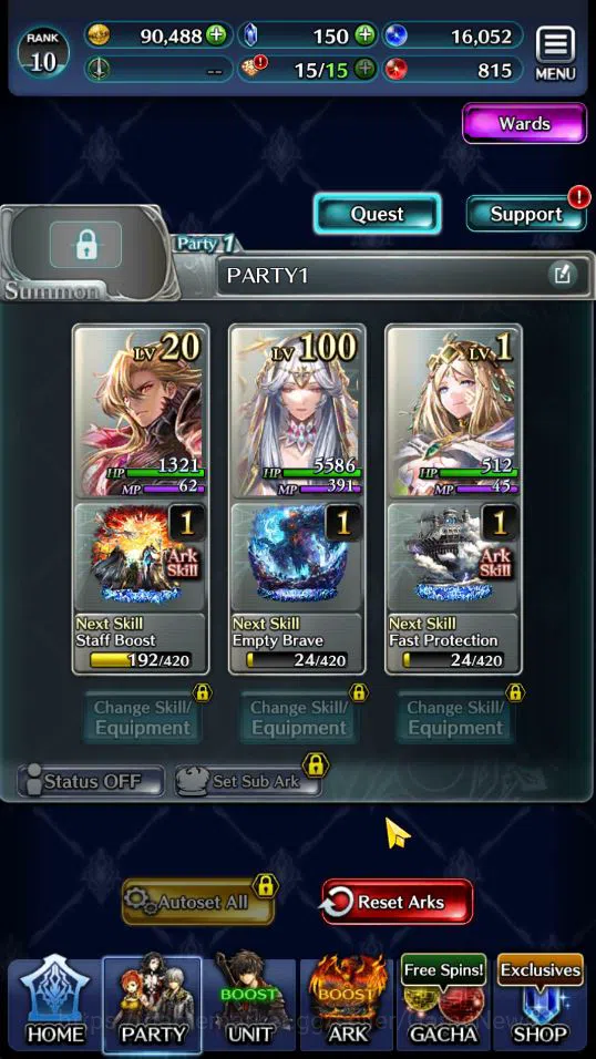 Last Cloudia Accounts Low-End GLOBAL | Rank 15 | Spirit Maiden Sera,Ascended Roland,Goddess Lilaha,Knight Mauna , etc | 4UR 3