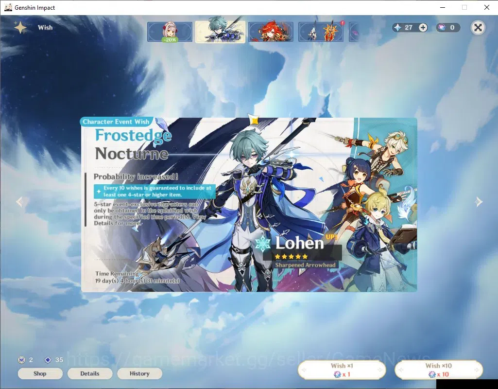 Genshin Impact Accounts ASIA|AR 53|PremTeam [Varesa,Xianyun,Furina]|Chasca image 11