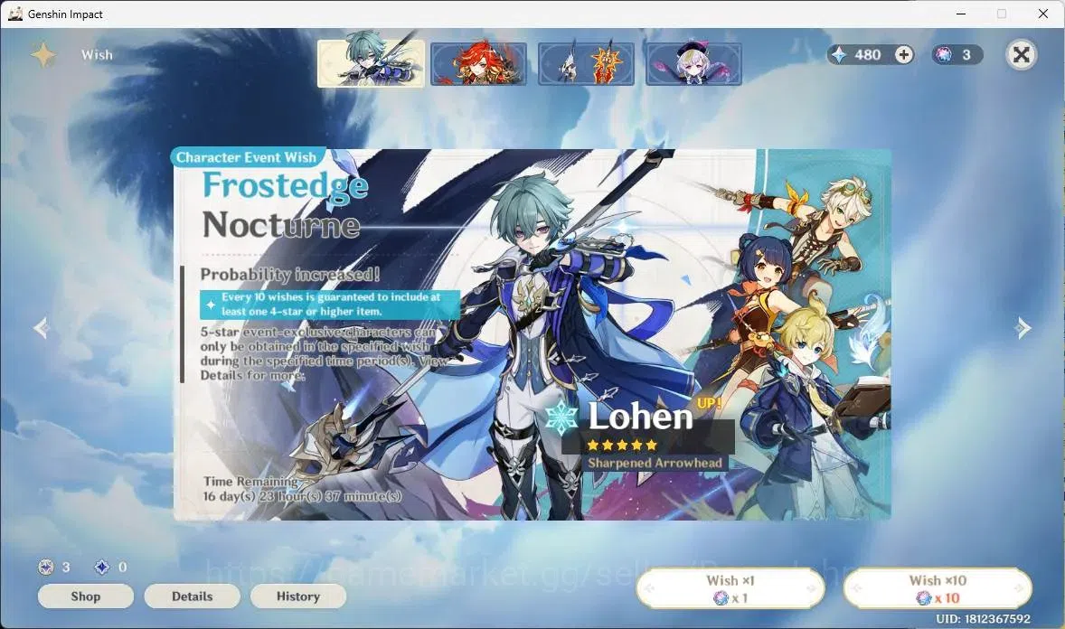 Genshin Impact Accounts ASIA | AR 57 | 2 Limit (Lauma,Mavuika)+1Charstd|MC image 13