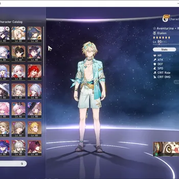 Honkai Star Rail Accounts End Game Asia|END GAME|TL 70|7 PremTeam|40 Limited (5 Char with Sign LC