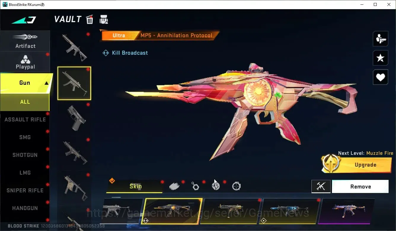 Blood Strike Accounts ASIA|Collab 7DS[AK47-Rhita,QBZ95],BLEACH Byakuya,A image 12