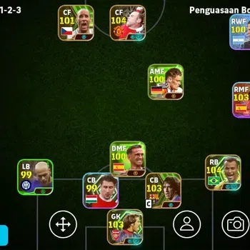 eFootball Accounts Legends & Iconic Players Mobile|PW3133|Carles Puyol Epic,Wayne Rooney Epic,Jan Kolter Epic,DavidSeaman