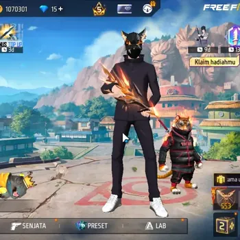 Free Fire Accounts Indo|4 EVO SCAR Megalodon,M1887 Sterling Conq,AUG Blazing,M60 Dreambreaker Etc|Many Skin|732 Vault 370