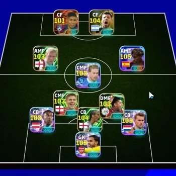 eFootball Accounts Legends & Iconic Players Android|Power 2305|2 Big Time Bergson,Diego Forlan|15 Epic Oliver