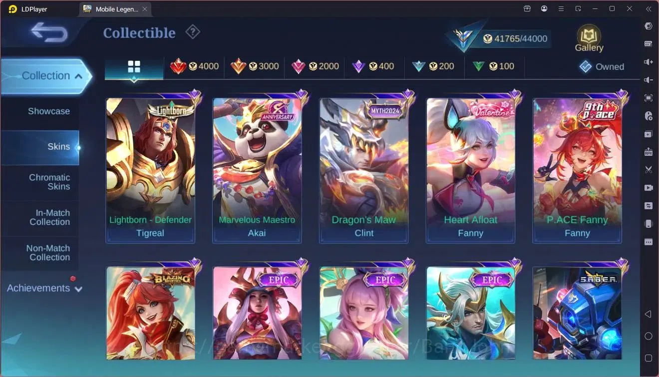 Mobile Legends: Bang Bang Accounts GLOBAL Hero 112 Skin 182|Sasuke|Gara|ANN Haya|Vale image 10