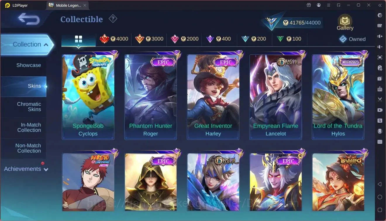 Mobile Legends: Bang Bang Accounts GLOBAL Hero 112 Skin 182|Sasuke|Gara|ANN Haya|Vale image 11