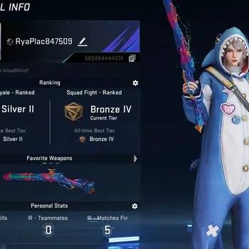 Blood Strike Accounts Others ASIA|1 ETER: M1887 Netherflame|1 Limited Striker|Playpal: Curly|8 Legendary|LogNetEase(BS619Z)