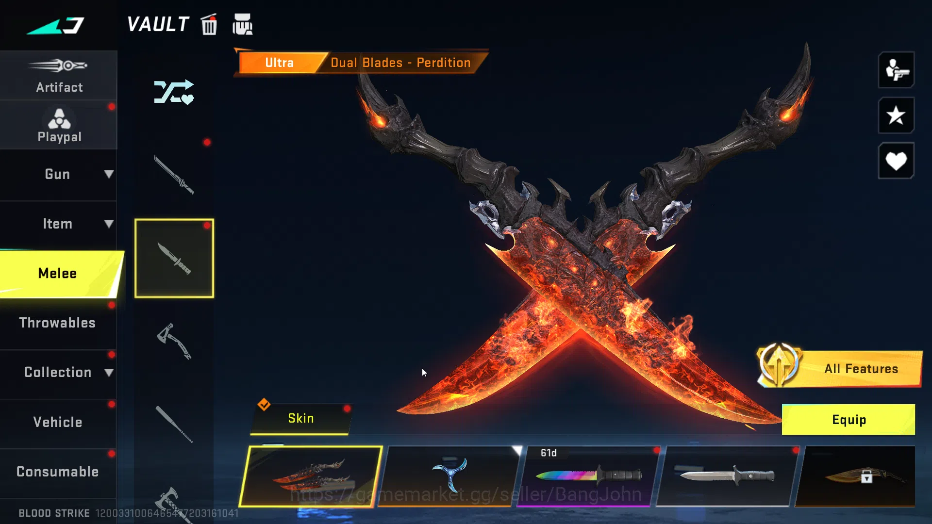 Blood Strike Accounts ASIA | Eternal Zero, Ultra Zero, Ultra Blast, 2 Ul image 17