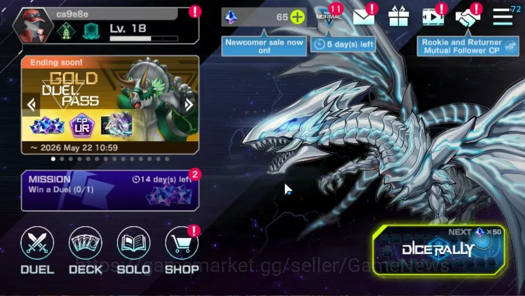 Yu-Gi-Oh! Master Duel Accounts Android|Lv 18|20 Deck|VSK9,Yummys,KEWL,Elfnote,Tim image 1