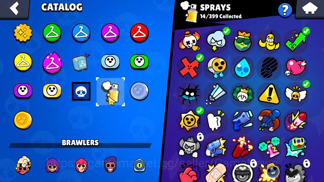 Brawl Stars Accounts 1755 Trophy|24 Brawler 2 Max: Hank,Maisie Myth: Tara|6 Epic Skin [Dark A Colt,Malicious Mandy,Tengu 14