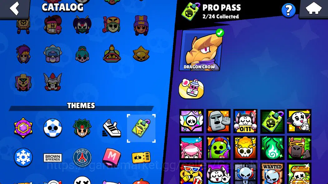 Brawl Stars Accounts 1755 Trophy|24 Brawler 2 Max: Hank,Maisie Myth: Tara|6 Epic Skin [Dark A Colt,Malicious Mandy,Tengu 15
