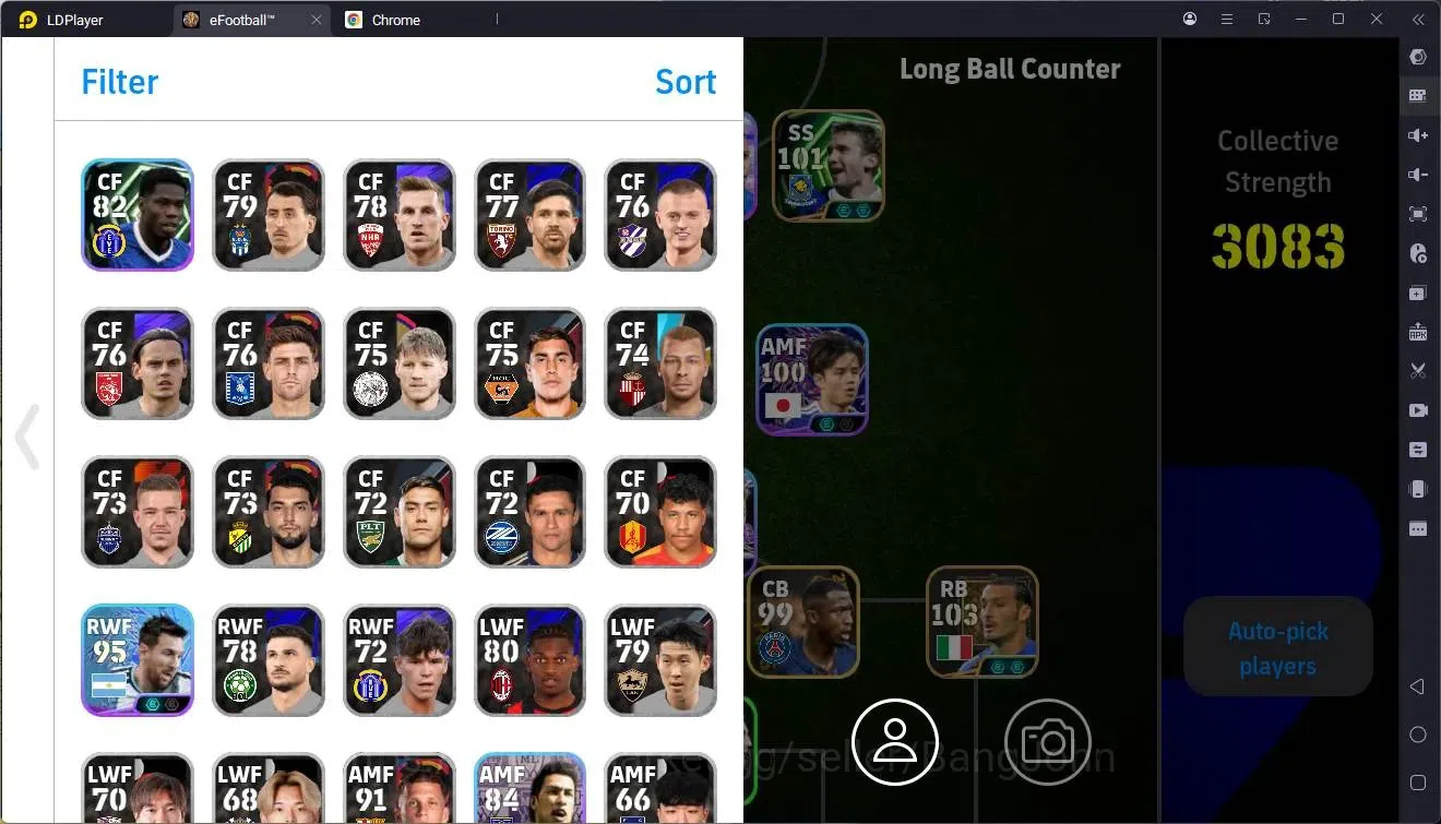 eFootball Accounts Mobile|PW 3083|Epic Zambrotta,Gerrard,Shevchenko,K image 2