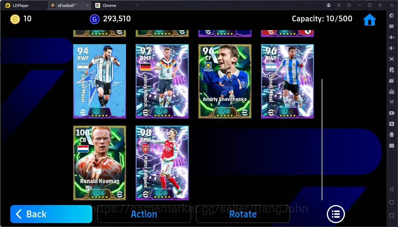 eFootball Accounts Mobile|PW 3083|Epic Zambrotta,Gerrard,Shevchenko,K image 4