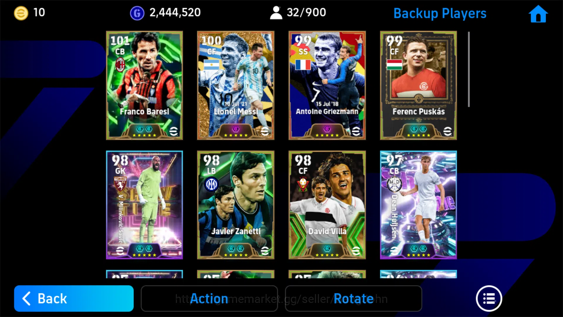 eFootball Accounts Power 3213 | Lionel Messi Big Time 2021 |Griezmann image 3