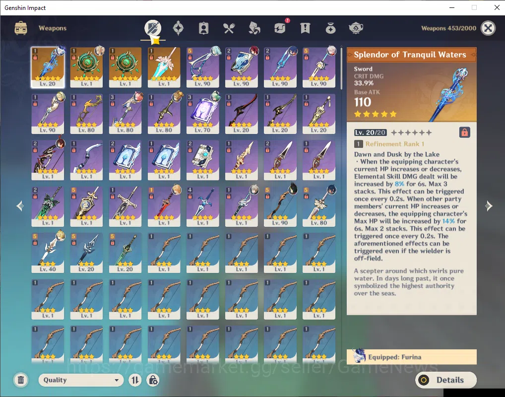 Genshin Impact Accounts ASIA|AR 55|3 Limited +4(*5Weapon)|Furina+Sign,Linn image 11