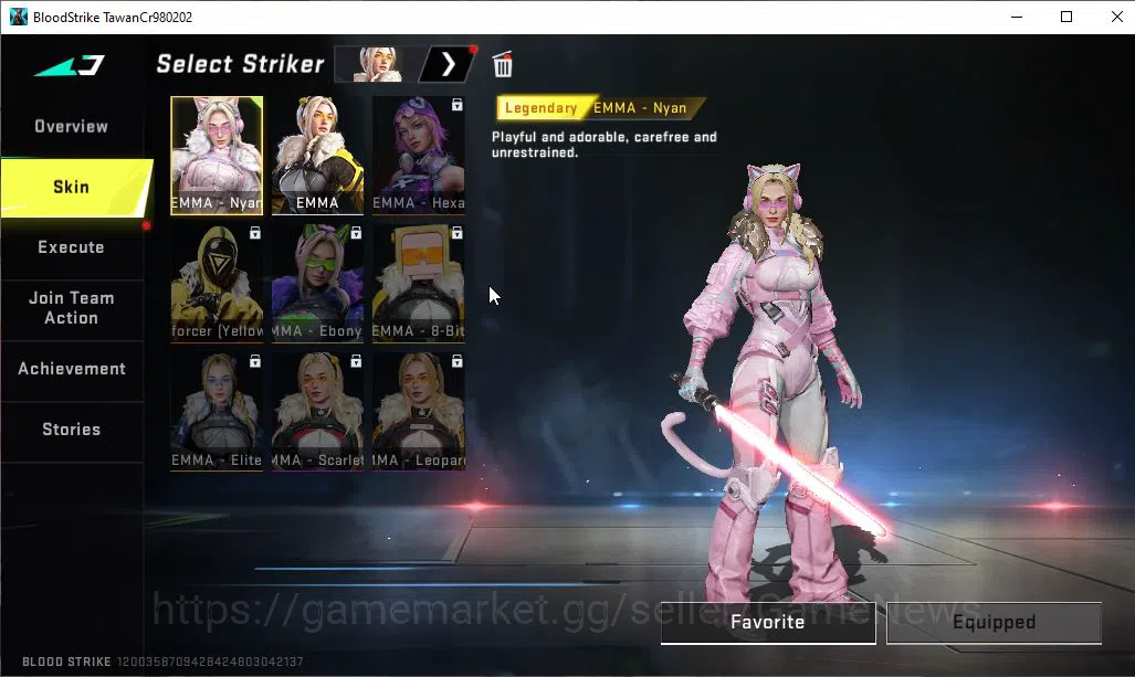 Blood Strike Accounts ASIA|COLLAB BLEACH Ethan-Byakuya Kuchiki|Melee Lig image 10