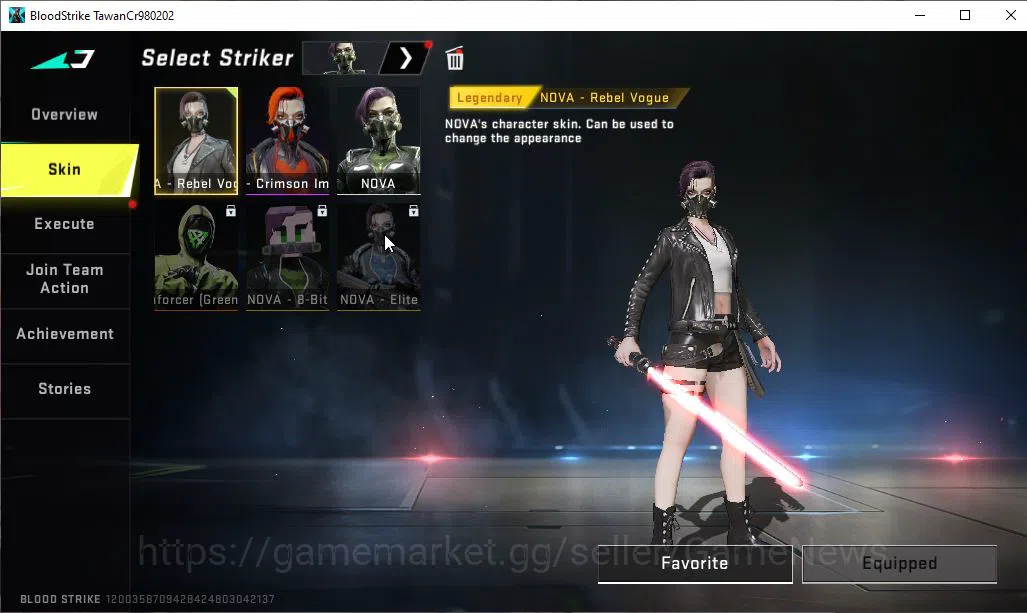 Blood Strike Accounts ASIA|COLLAB BLEACH Ethan-Byakuya Kuchiki|Melee Lig image 11