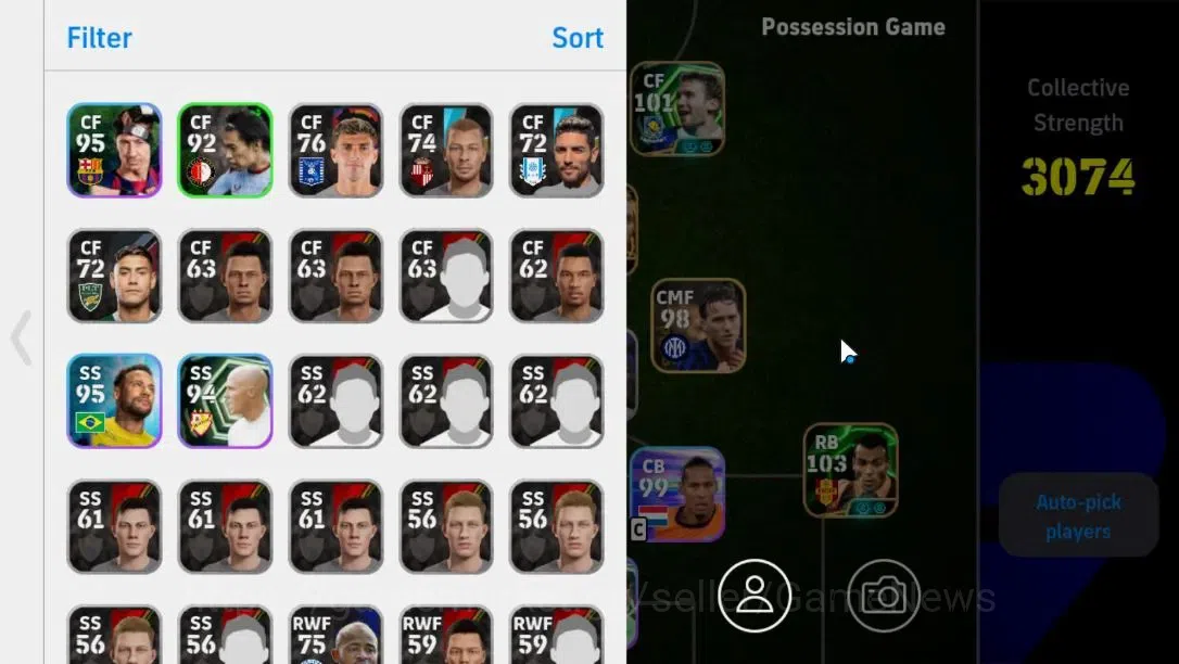 eFootball Accounts Android|BigTime Eden Hazard,Pepe,Cafu,Didier Drogb image 3