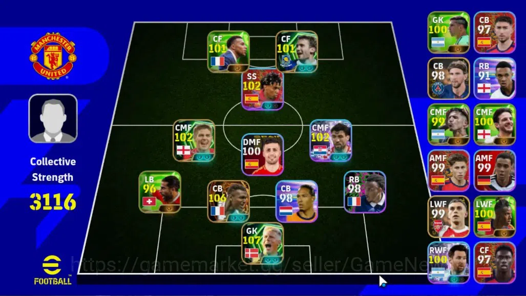 eFootball Accounts Legends & Iconic Players Android|560 Coin|BigTime M.Desailly|Epic 1