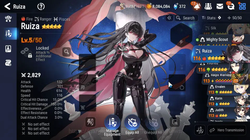 Epic Seven Accounts GLOBAL UnVerif|4 ML(SBSezan,SS Vivian,Des Lilibet, image 20