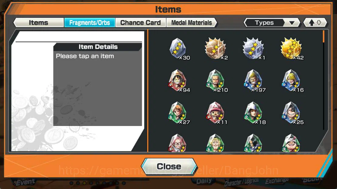 One Piece Bounty Rush Accounts GLOBAL|EX 5| great pirate gol d roger, Onigash kai image 12
