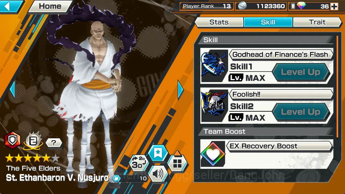 One Piece Bounty Rush Accounts GLOBAL|EX 5| great pirate gol d roger, Onigash kai image 7