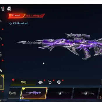 Blood Strike Accounts Collab Skin ASIA|ETERNAL Lv2 KALA-Whisper+2 ULTRA [E.M.T-Pitch Strike,Ethan RaidMask]|Limited