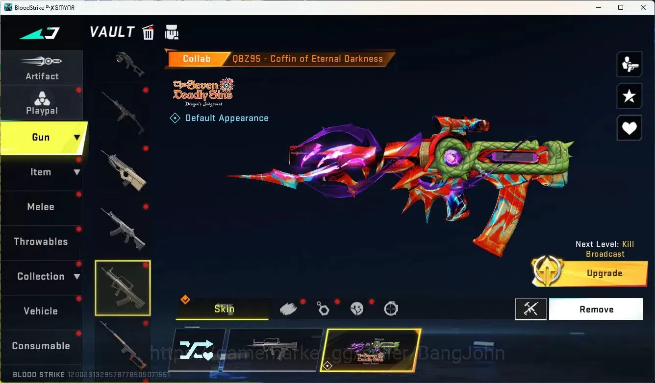 Blood Strike Accounts ASIA |COLLAB,QBZ95,KAR98K|ULTRA=BANDAGE| CEK SS BS image 7
