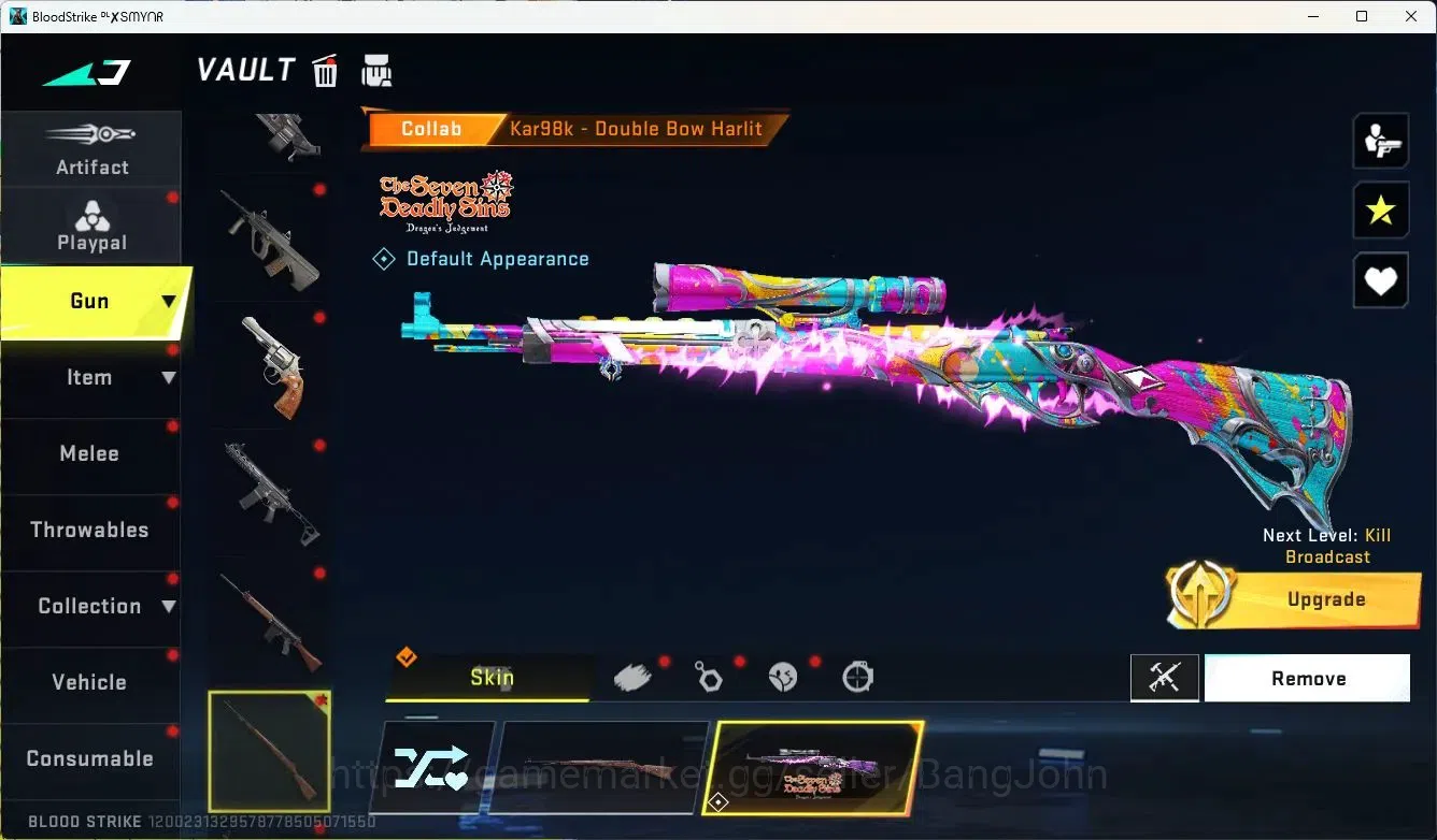 Blood Strike Accounts ASIA |COLLAB,QBZ95,KAR98K|ULTRA=BANDAGE| CEK SS BS image 8