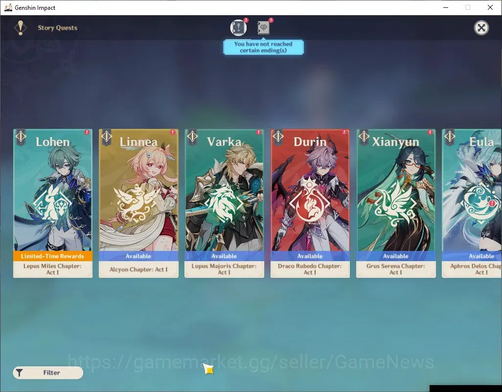 Genshin Impact Accounts ASIA|AR 45|2 Limited + 1 (*5Standard)|Lohen,Durin| image 17