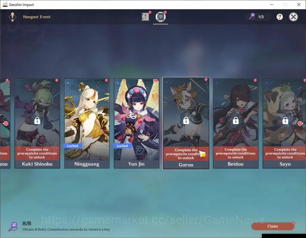 Genshin Impact Accounts ASIA|AR 45|2 Limited + 1 (*5Standard)|Lohen,Durin| image 19