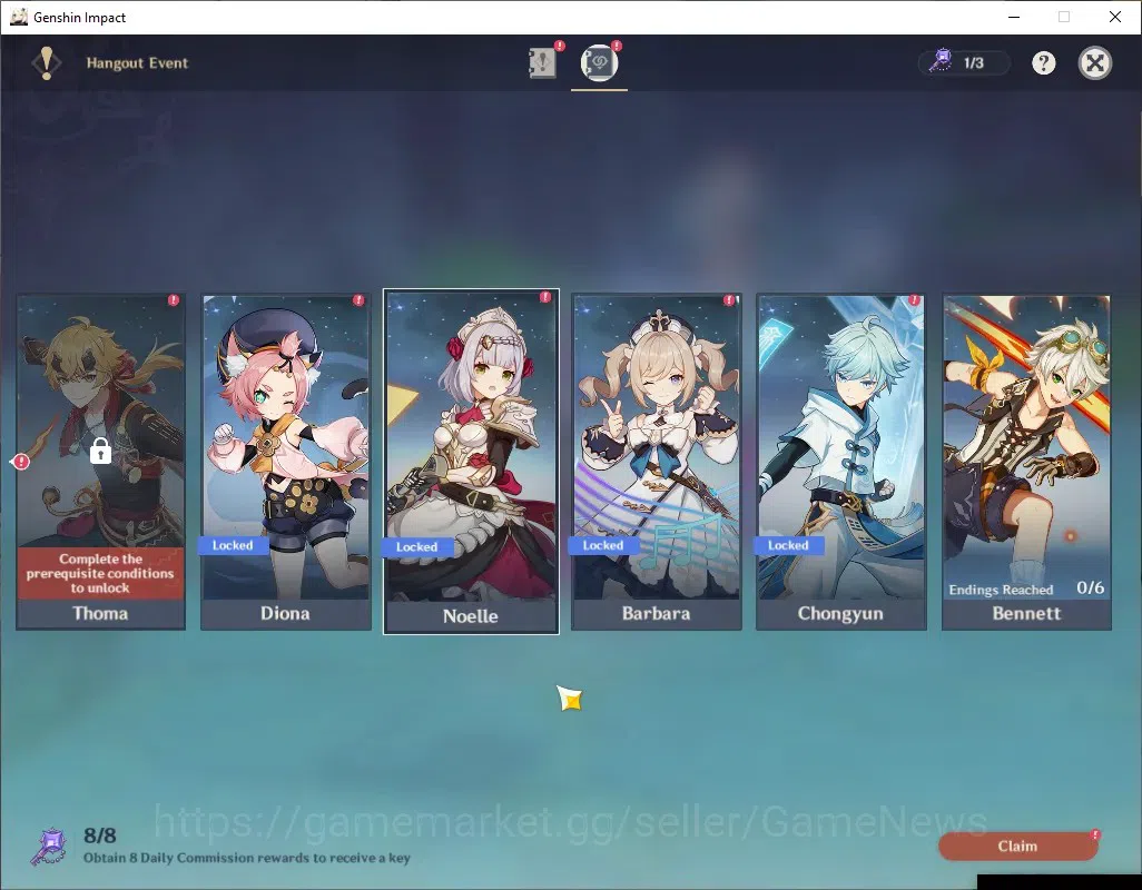Genshin Impact Accounts ASIA|AR 45|2 Limited + 1 (*5Standard)|Lohen,Durin| image 20