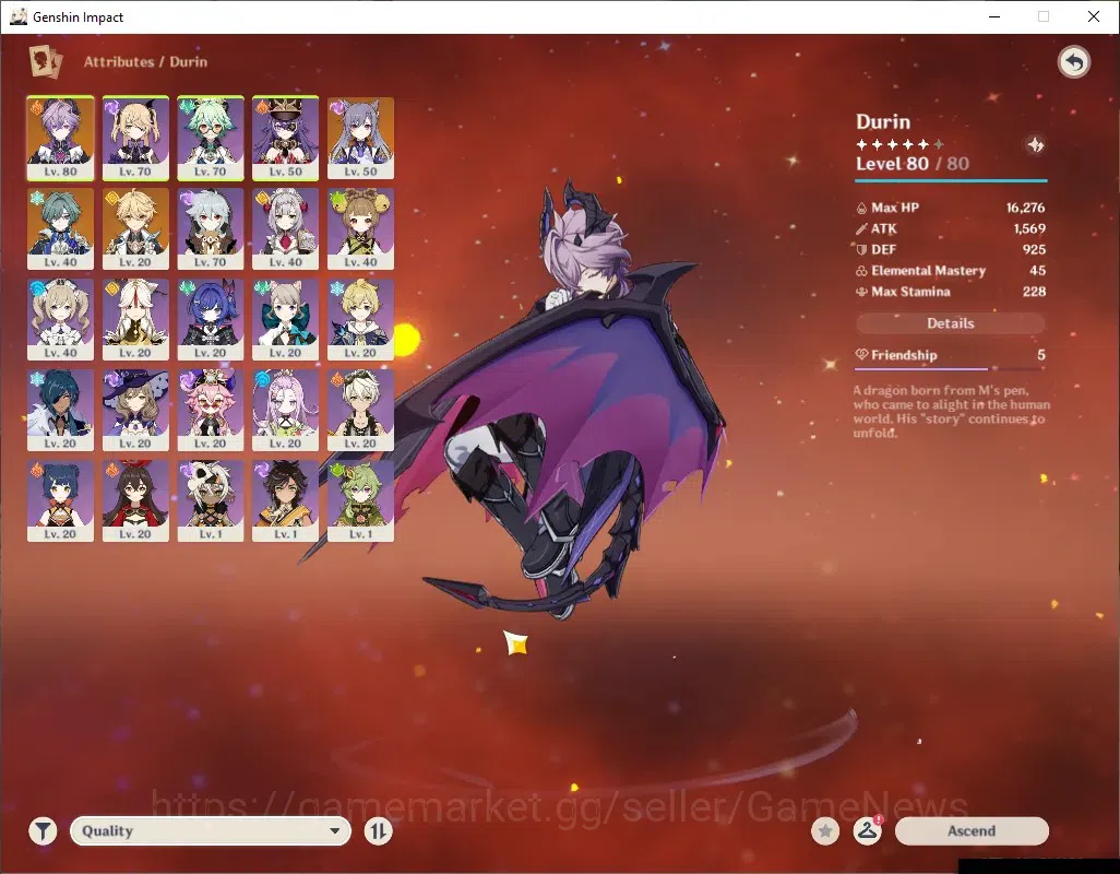 Genshin Impact Accounts ASIA|AR 45|2 Limited + 1 (*5Standard)|Lohen,Durin| image 3