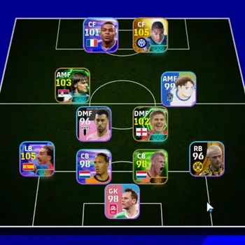 eFootball Accounts Others Android|Epic Adriano,Stojkovic,Steven Gerrard,Show Time Marc Cucurella|4 Player Captain Tsubasa