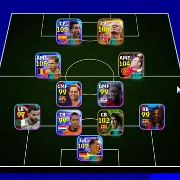 eFootball Accounts Legends & Iconic Players Android|Big Time Erling Haaland|5 Show Time Manuel Neuer,Kevin De Bruyne,Ferran