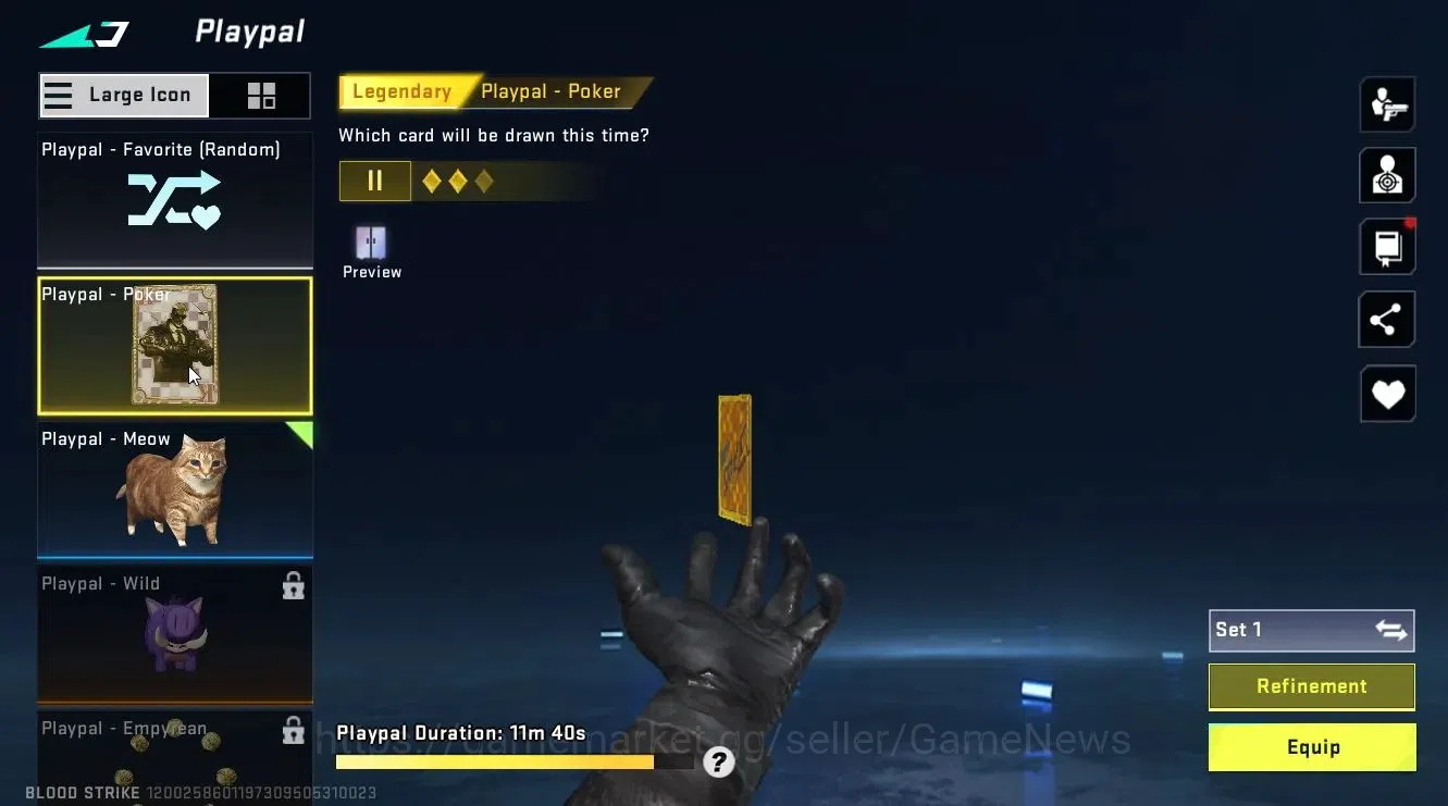 Blood Strike Accounts Asia|3 ETERNAL[AK47 Lv3, DEagle, UZI]|Collab TR[Ta image 13