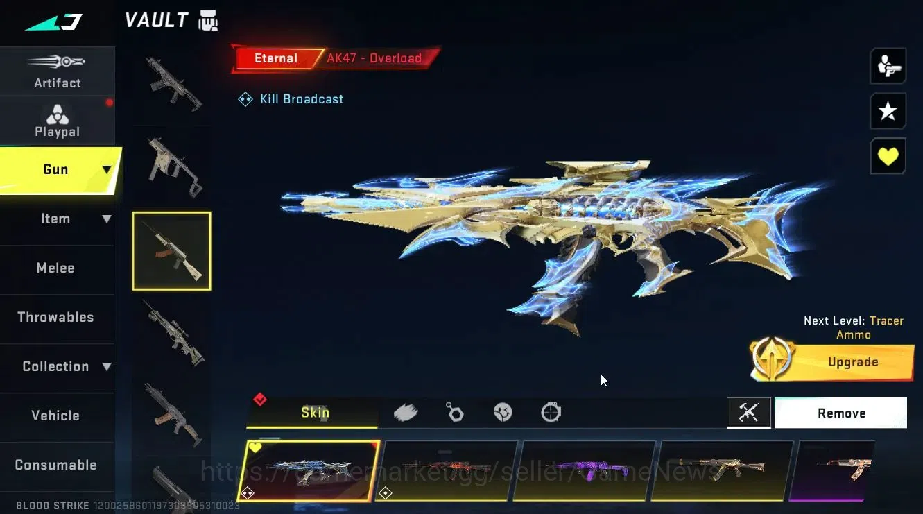 Blood Strike Accounts Asia|3 ETERNAL[AK47 Lv3, DEagle, UZI]|Collab TR[Ta image 15