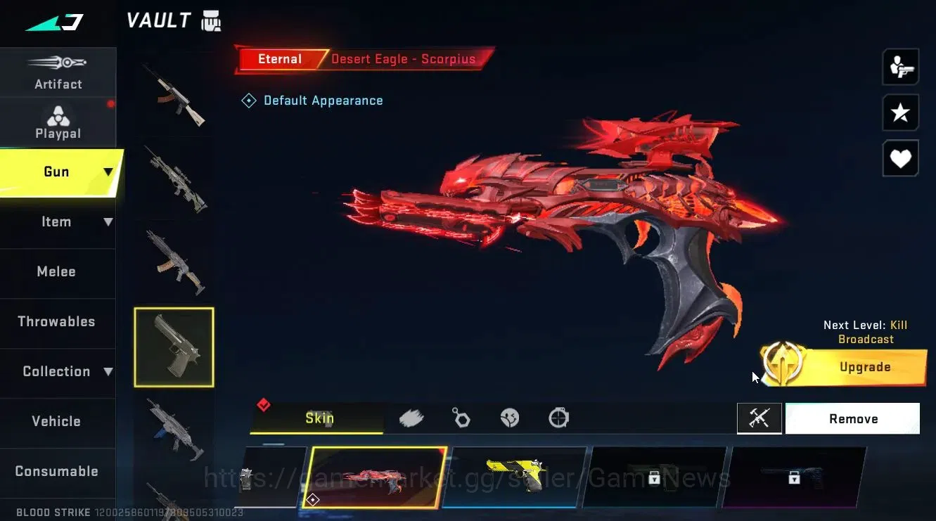 Blood Strike Accounts Asia|3 ETERNAL[AK47 Lv3, DEagle, UZI]|Collab TR[Ta image 17