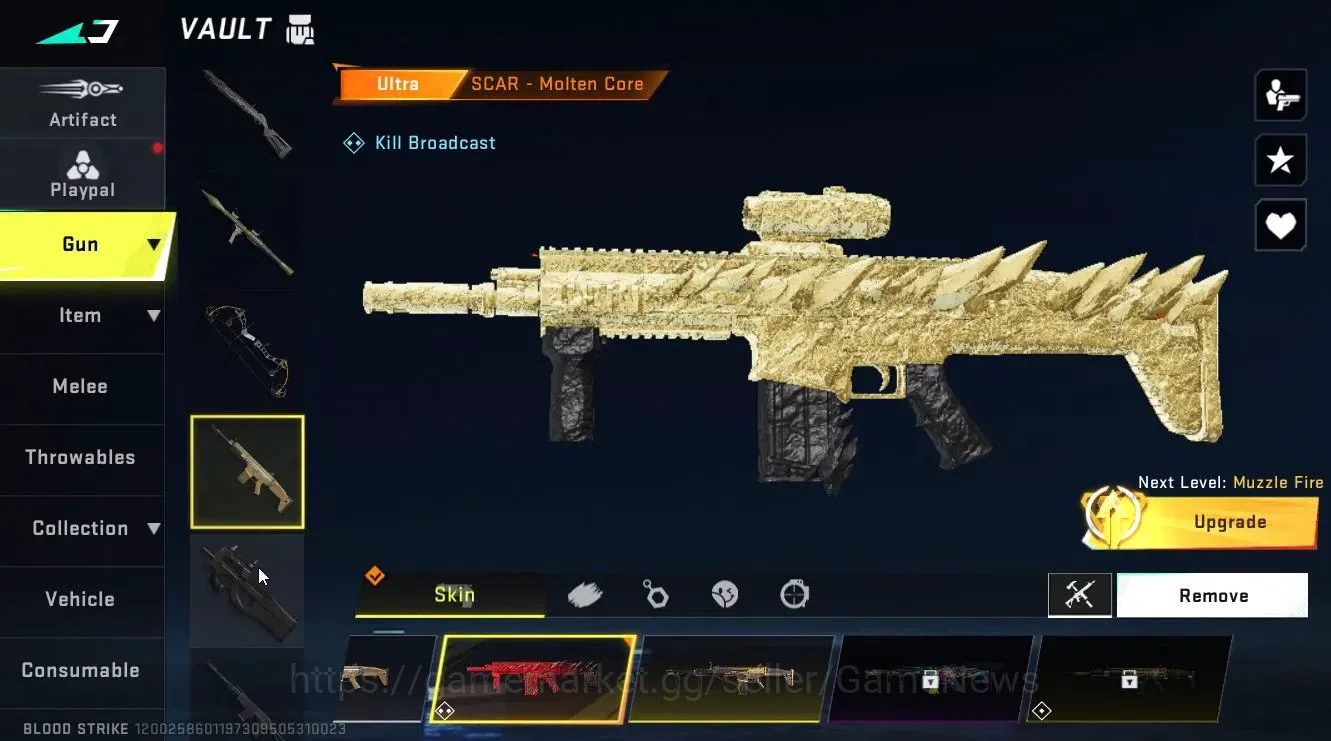 Blood Strike Accounts Asia|3 ETERNAL[AK47 Lv3, DEagle, UZI]|Collab TR[Ta image 19