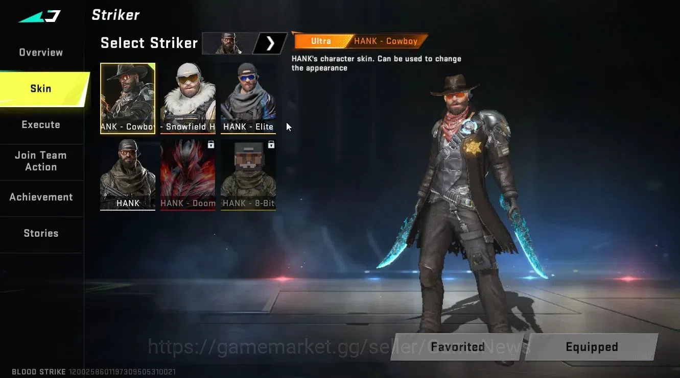 Blood Strike Accounts Asia|3 ETERNAL[AK47 Lv3, DEagle, UZI]|Collab TR[Ta image 3