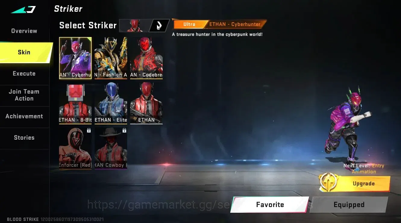 Blood Strike Accounts Asia|3 ETERNAL[AK47 Lv3, DEagle, UZI]|Collab TR[Ta image 6