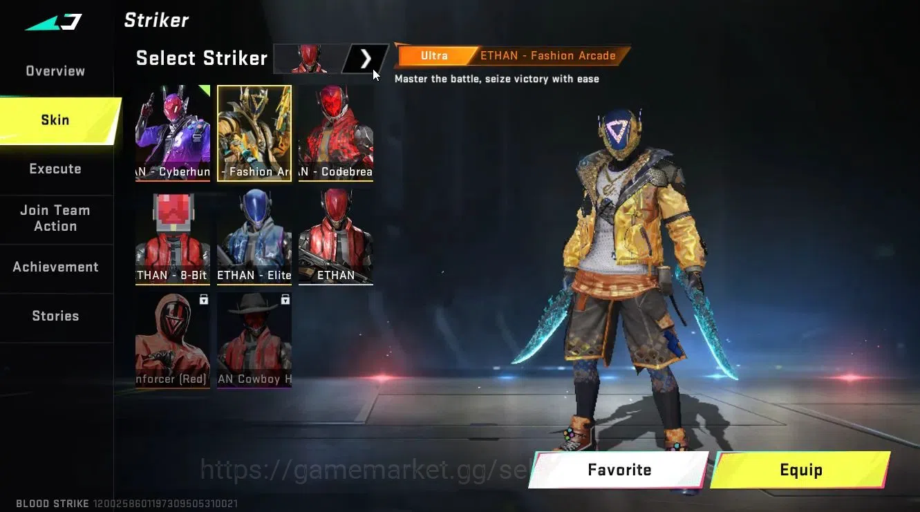 Blood Strike Accounts Asia|3 ETERNAL[AK47 Lv3, DEagle, UZI]|Collab TR[Ta image 7