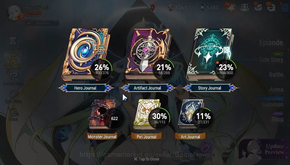 Epic Seven Accounts GBL Unverif|5 ML(Belian,SS Vivian,SP Politis,Har s image 7
