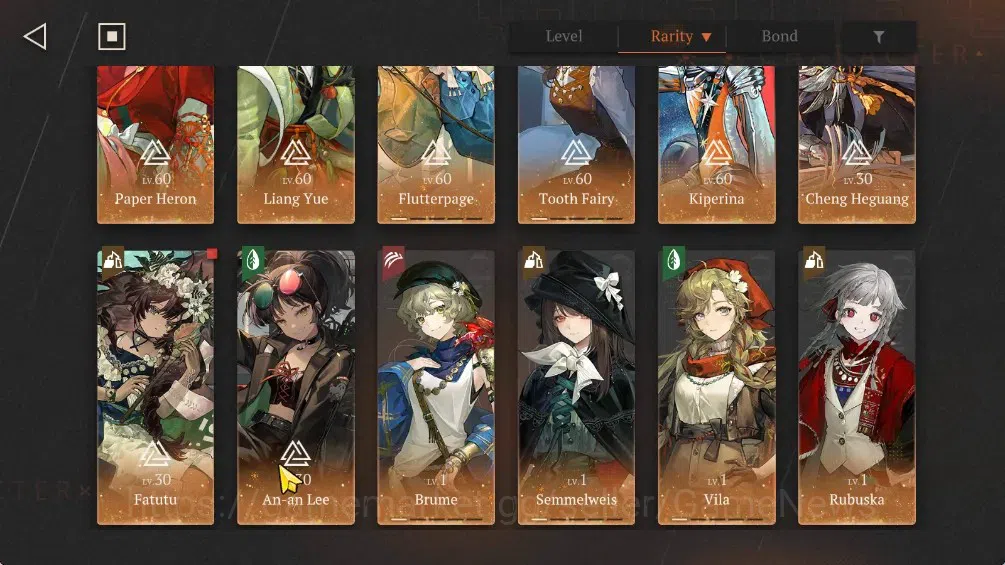Reverse: 1999 Accounts GLOBAL|Lv70|21(*6Crew)(2Limit)+59k ClearDrop|[Pape image 5